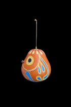 Colorful Gourd Bird Ornament 4