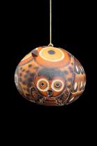 Set of 5 Owl Gourd Ornaments 2