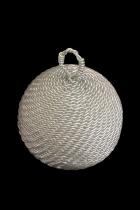 Set of 7 Silver Telephone Cable Wire Ball Ornaments - South Africa (1 set left) 1
