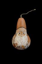 Santa Gourd Ornament (only 1)