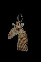 Bead and Wire Giraffe Key Ring - South Africa (only 1 left!)