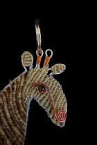 Bead and Wire Giraffe Key Ring - South Africa (only 1 left!) 1