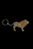 Bead and Wire Lion Key Ring - South Africa (only 1 left!)