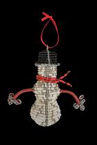 Bead & Wire Snowman Ornament - South Africa 2