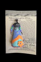 Patience Paper Doll Card/Ornament - Zimbabwe ( only 1 left!)