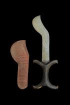 Beja - Beni Amer or Hadendoa Knife in Sheath - Eritrea/Ethiopia  2 - Sold 2