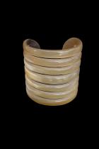 Banded Horn Cuff Bracelet 3