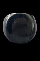 Circular Black Horn Ring #17 3