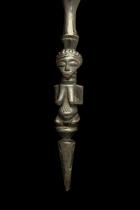 Kibango Chief's Figural Spearpoint Staff-Scepter - Luba People, D.R. Congo 4