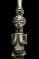 Kibango Chief's Figural Spearpoint Staff-Scepter - Luba People, D.R. Congo 5