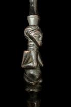 Kibango Chief's Figural Spearpoint Staff-Scepter - Luba People, D.R. Congo 11