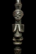 Kibango Chief's Figural Spearpoint Staff-Scepter - Luba People, D.R. Congo 13