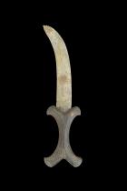 Beja - Beni Amer or Hadendoa Knife in Sheath - Eastern Sudan/Eritrea/Ethiopia - SOLD#5 3