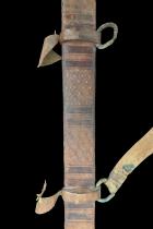 Beja - Beni Amer or Hadendoa Kaskara Sword in Sheath - Eastern Sudan/Eritrea/Ethiopia - Sold 3