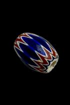 Chevron 6 Layer Glass Trade Bead - Originated in Venice, Italy 1 1