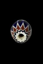 Chevron 6 Layer Glass Trade Bead - Originated in Venice, Italy 1 5