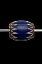 Chevron 6 Layer Glass Trade Bead - Originated in Venice, Italy 2 1