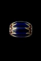 Chevron 6 Layer Glass Trade Bead - Originated in Venice, Italy 2