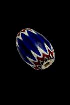 Chevron 6 Layer Glass Trade Bead - Originated in Venice, Italy 3 1