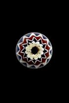 Chevron 6 Layer Glass Trade Bead - Originated in Venice, Italy 3 4