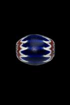 Chevron 6 Layer Glass Trade Bead - Originated in Venice, Italy 6