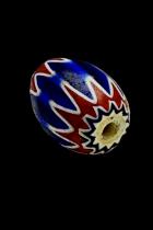 Chevron 6 Layer Glass Trade Bead - Originated in Venice, Italy 7 1