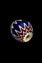 Chevron 6 Layer Glass Trade Bead - Originated in Venice, Italy 8 1