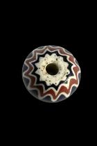 Chevron 6 Layer Glass Trade Bead - Originated in Venice, Italy 8 4