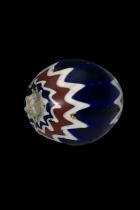  Chevron 6 Layer Glass Trade Bead - Originated in Venice, Italy 9 1