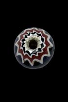  Chevron 6 Layer Glass Trade Bead - Originated in Venice, Italy 9 2