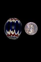  Chevron 6 Layer Glass Trade Bead - Originated in Venice, Italy 9 5