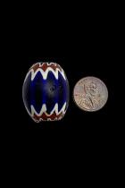 Chevron 6 Layer Glass Trade Bead - Originated in Venice, Italy 10 2