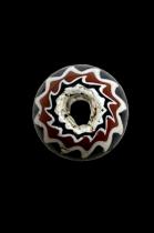 Chevron 6 Layer Glass Trade Bead - Originated in Venice, Italy 10 3