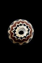 Chevron Large 6 Layer Glass Trade Bead - Originated in Venice, Italy 11 4