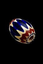 Chevron Large 6 Layer Glass Trade Bead - Originated in Venice, Italy 11 2