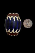 Large Chevron Large 6 Layer Glass Trade Bead - Originated in Venice, Italy 12 1