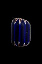 Chevron 6 Layer Glass Trade Bead - Originated in Venice, Italy 13 1