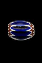 Chevron 6 Layer Glass Trade Bead - Originated in Venice, Italy 15