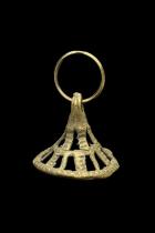 Saworo Ide Brass Bell Shape - Yoruba People, Nigeria 6 4