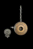 Tribal Silver and Seed Pod Amulet - Afghanistan 3