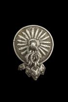 Tribal Silver and Seed Pod Amulet - Afghanistan 5