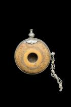 Tribal Silver and Seed Pod Amulet - Afghanistan 8