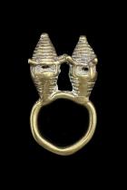 Bronze Fertility Pendant/Ring - Dogon People, Mali (5) 2