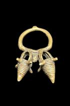 Bronze Fertility Pendant/Ring - Dogon People, Mali (7) 2