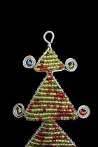 Bead and Wire Christmas Tree Ornament - South Africa 1