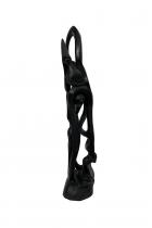 Abstract Ebony Wood Sculpture - by Adrianus, D.R. Congo -1 1