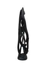 Abstract Ebony Wood Sculpture - by Adrianus, D.R. Congo -2 4