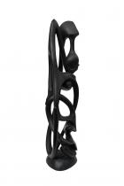 Abstract Ebony Wood Sculpture - by Adrianus, D.R. Congo -2 5