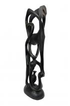 Abstract Ebony Wood Sculpture - by Adrianus, D.R. Congo -3 4