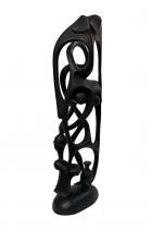 Abstract Ebony Wood Sculpture - by Adrianus, D.R. Congo -3 6